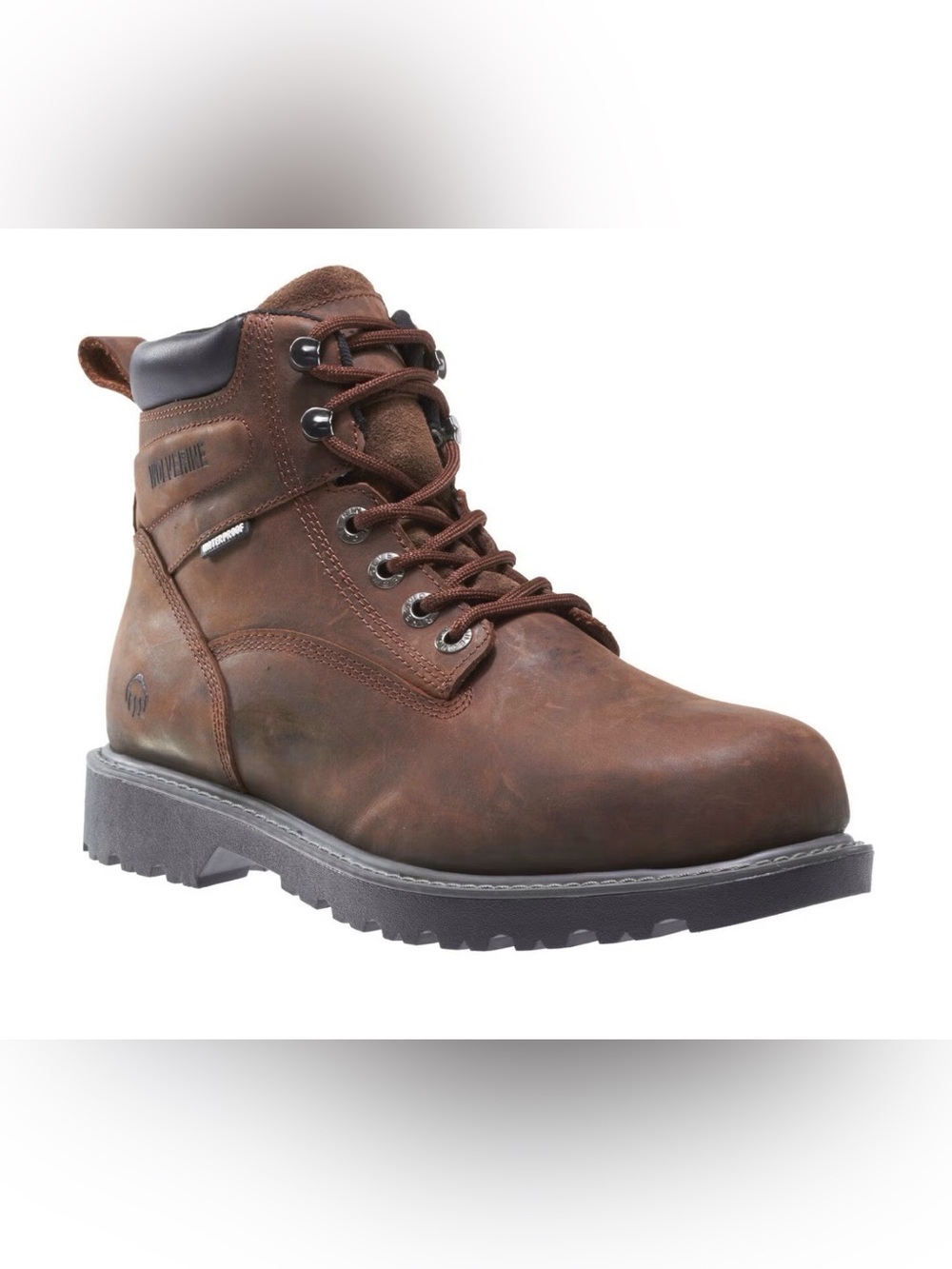 WOLVERINE MEN'S FLOORHAND WATERPROOF 6" WORK BOOTS - STEEL TOE size 8.5